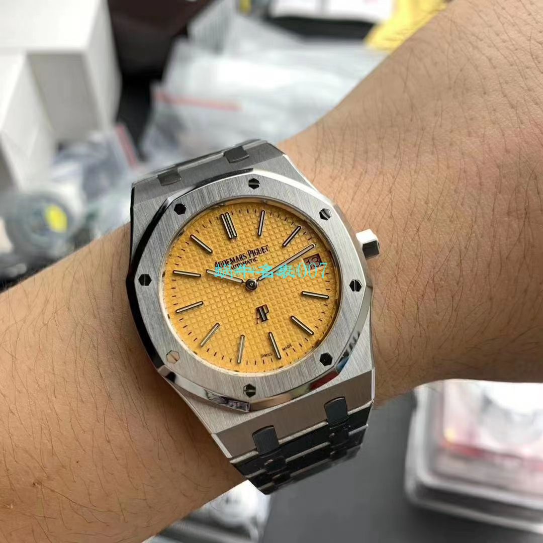 XF Factory  top  Replica AP Watches Audemars Piguet 皇家橡树 Replica 15202BC.OO.1240BC.01 wrist watches  / AP205