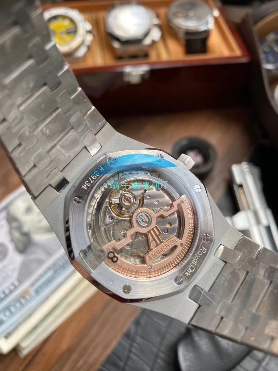 XF Factory  top  Replica AP Watches Audemars Piguet 皇家橡树 Replica 15202BC.OO.1240BC.01 wrist watches  / AP205