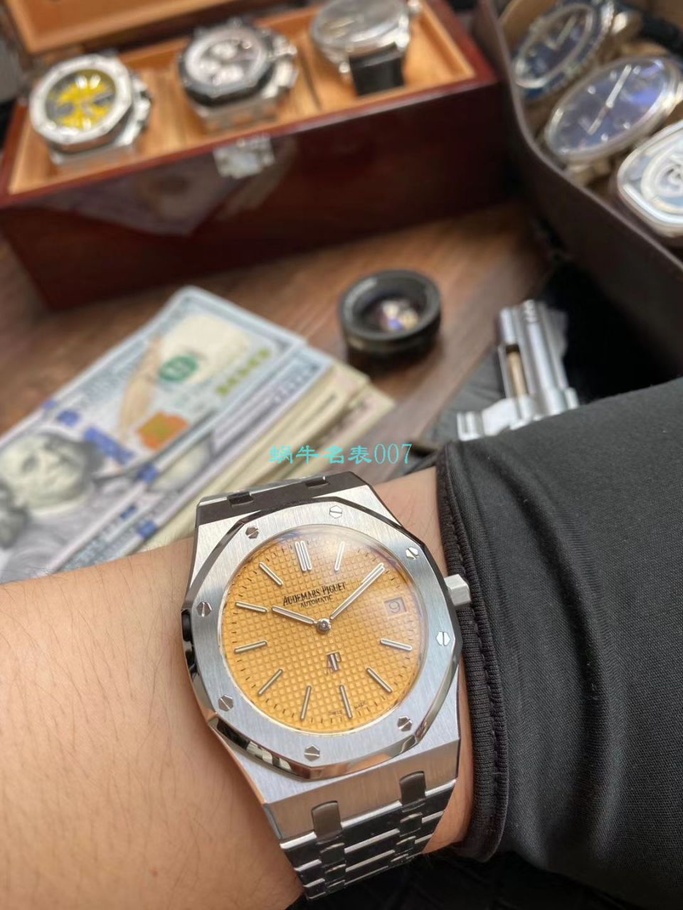 XF Factory  top  Replica AP Watches Audemars Piguet 皇家橡树 Replica 15202BC.OO.1240BC.01 wrist watches  / AP205