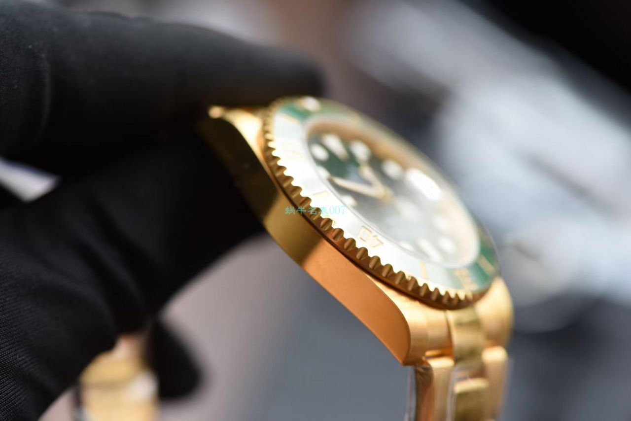  TOP  copy customized N Factory V10版本 Rolex  Submariner 全包金18K通体包金 / R622