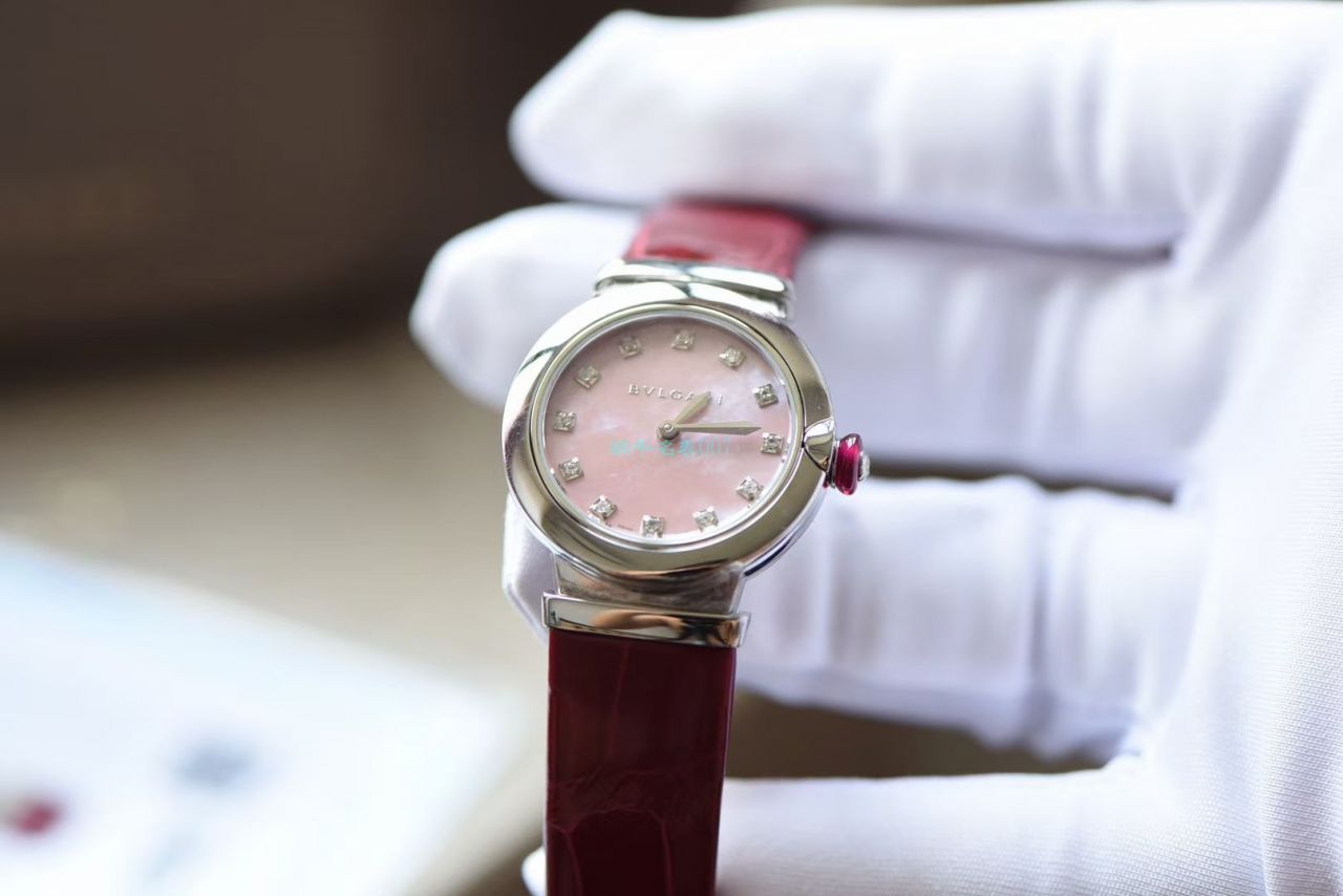 渠道原单真钻女表 BVLGARI LVCEA系列102608 LU28C2SL/12 wrist watches  / BG037