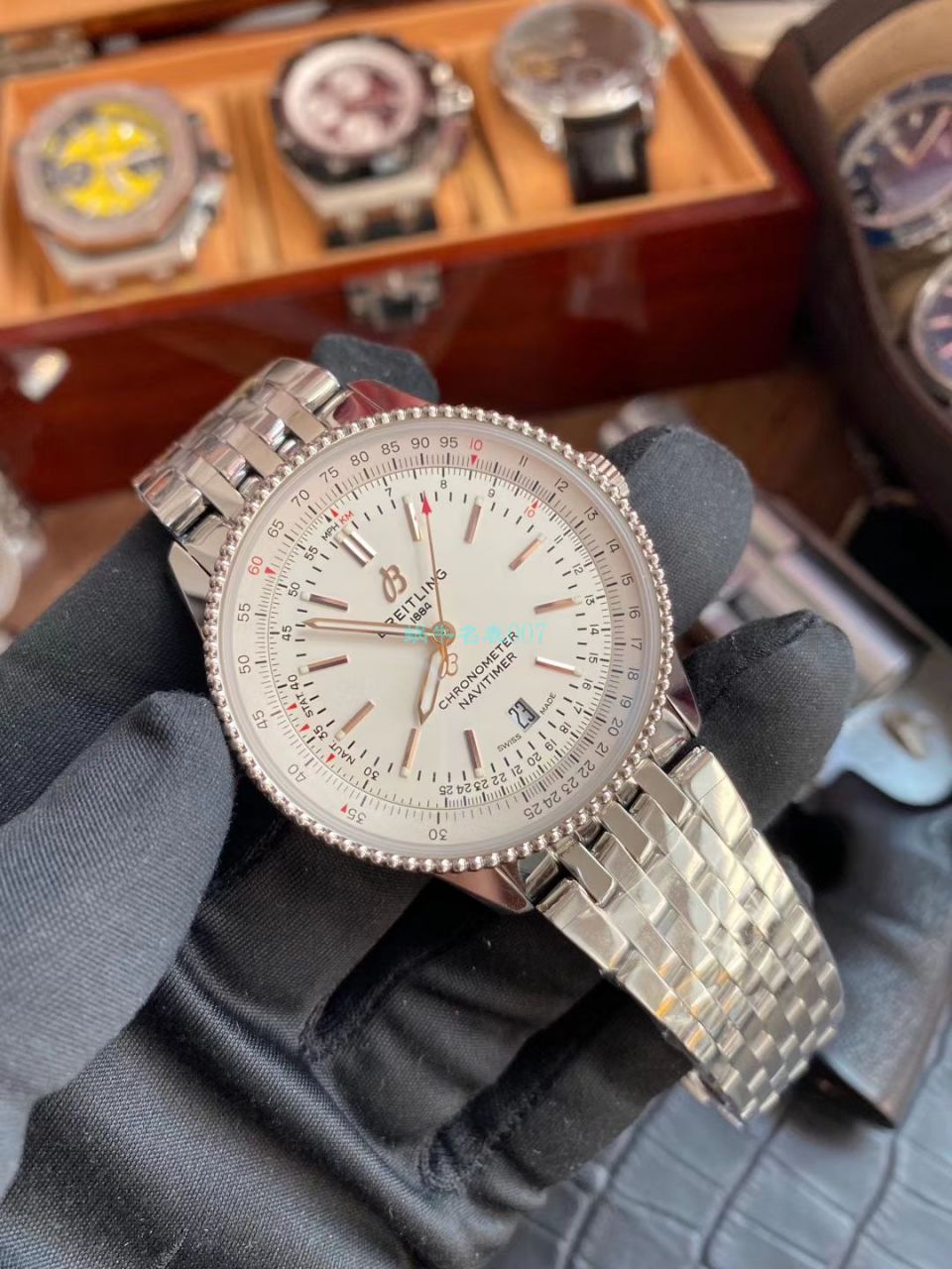 v7 Factory  Watches 怎么样 top  Replica Copy  Breitling 航空计时1系列A17326211G1A1 wrist watches  / BL187