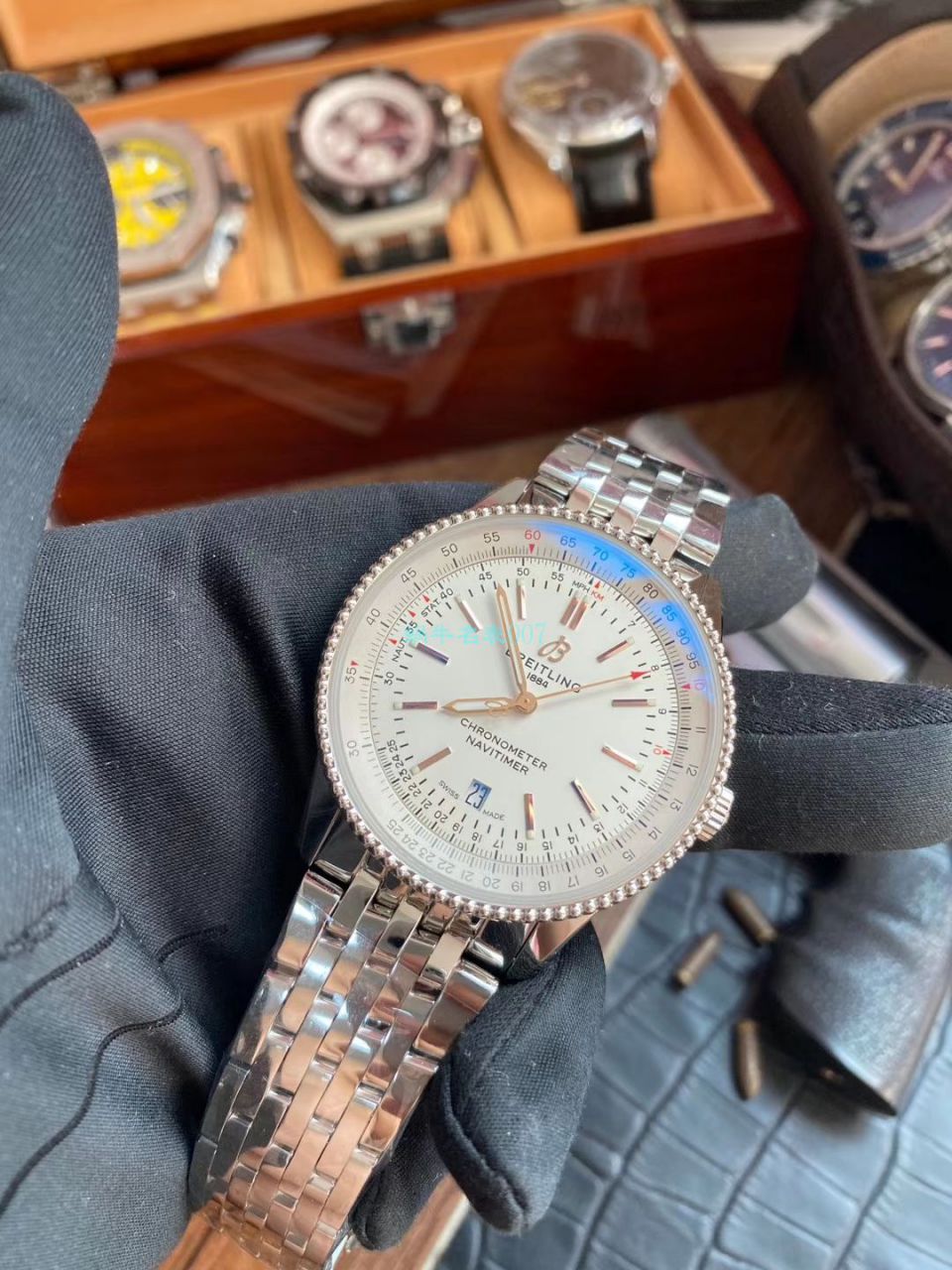 v7 Factory  Watches 怎么样 top  Replica Copy  Breitling 航空计时1系列A17326211G1A1 wrist watches  / BL187