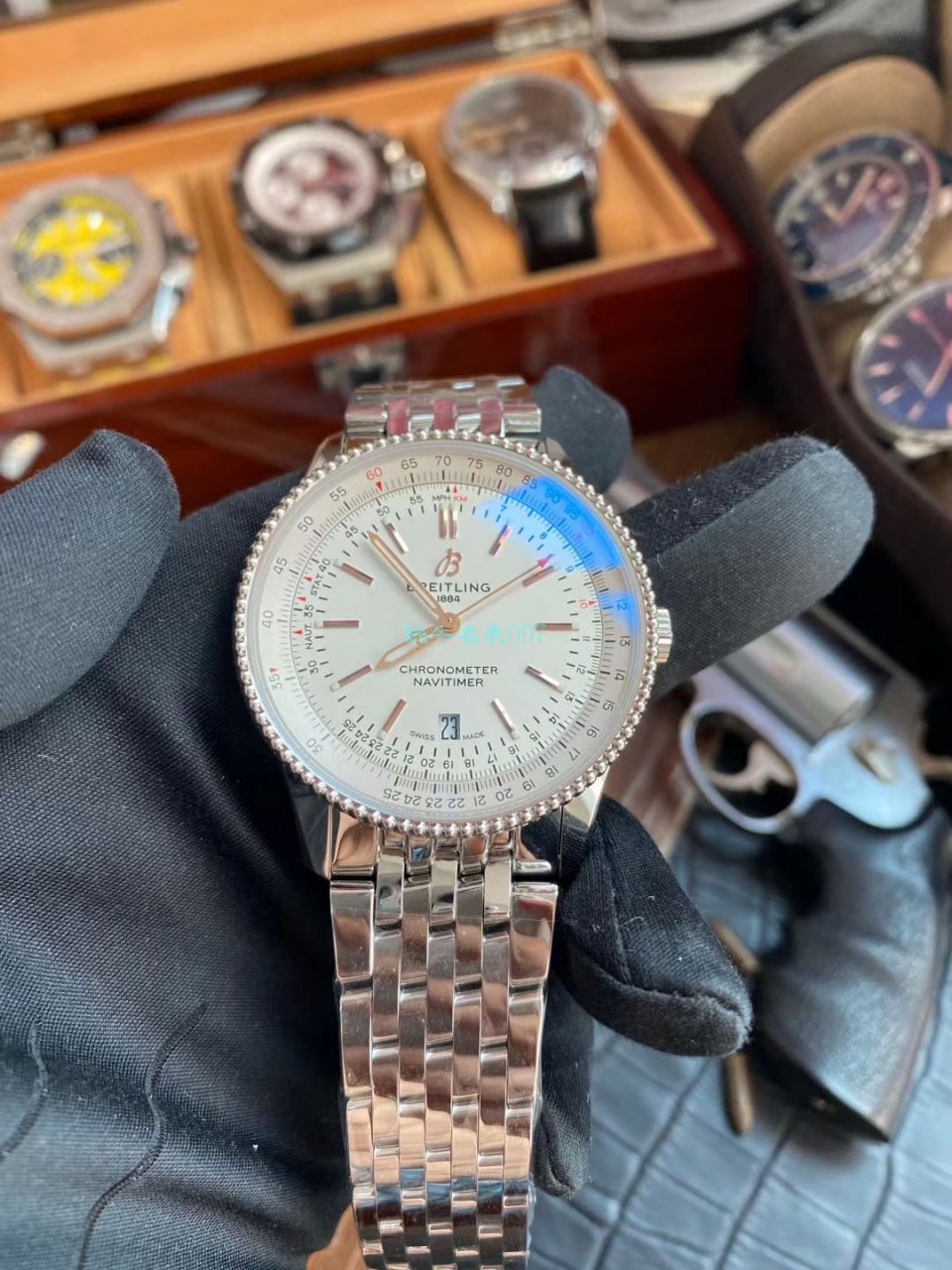 v7 Factory  Watches 怎么样 top  Replica Copy  Breitling 航空计时1系列A17326211G1A1 wrist watches  / BL187