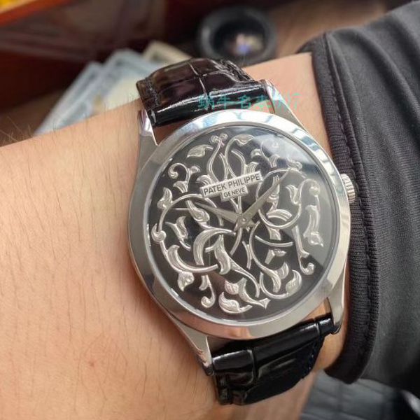 FL Factory  PATEK PHILIPPE  Replica Watches 古典表系列5088/100P藤蔓花纹