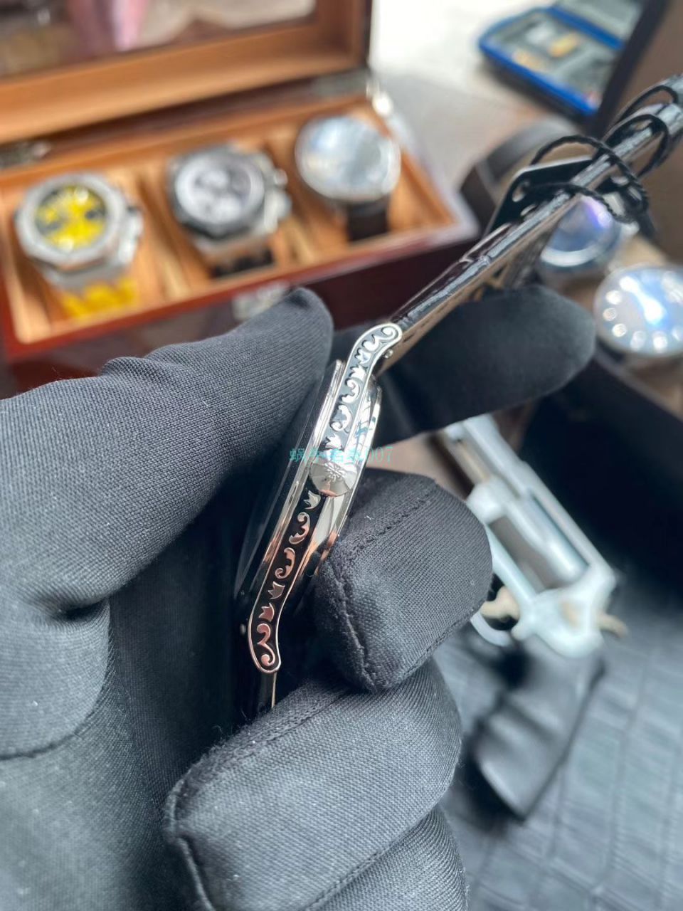FL Factory  PATEK PHILIPPE  Replica Watches 古典表系列5088/100P藤蔓花纹 / BD311