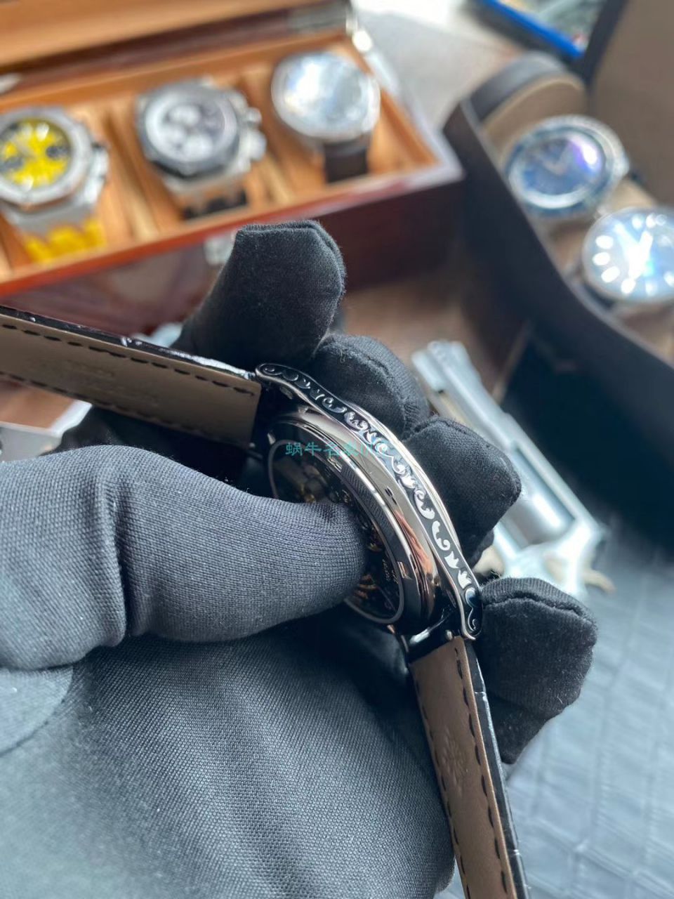FL Factory  PATEK PHILIPPE  Replica Watches 古典表系列5088/100P藤蔓花纹 / BD311