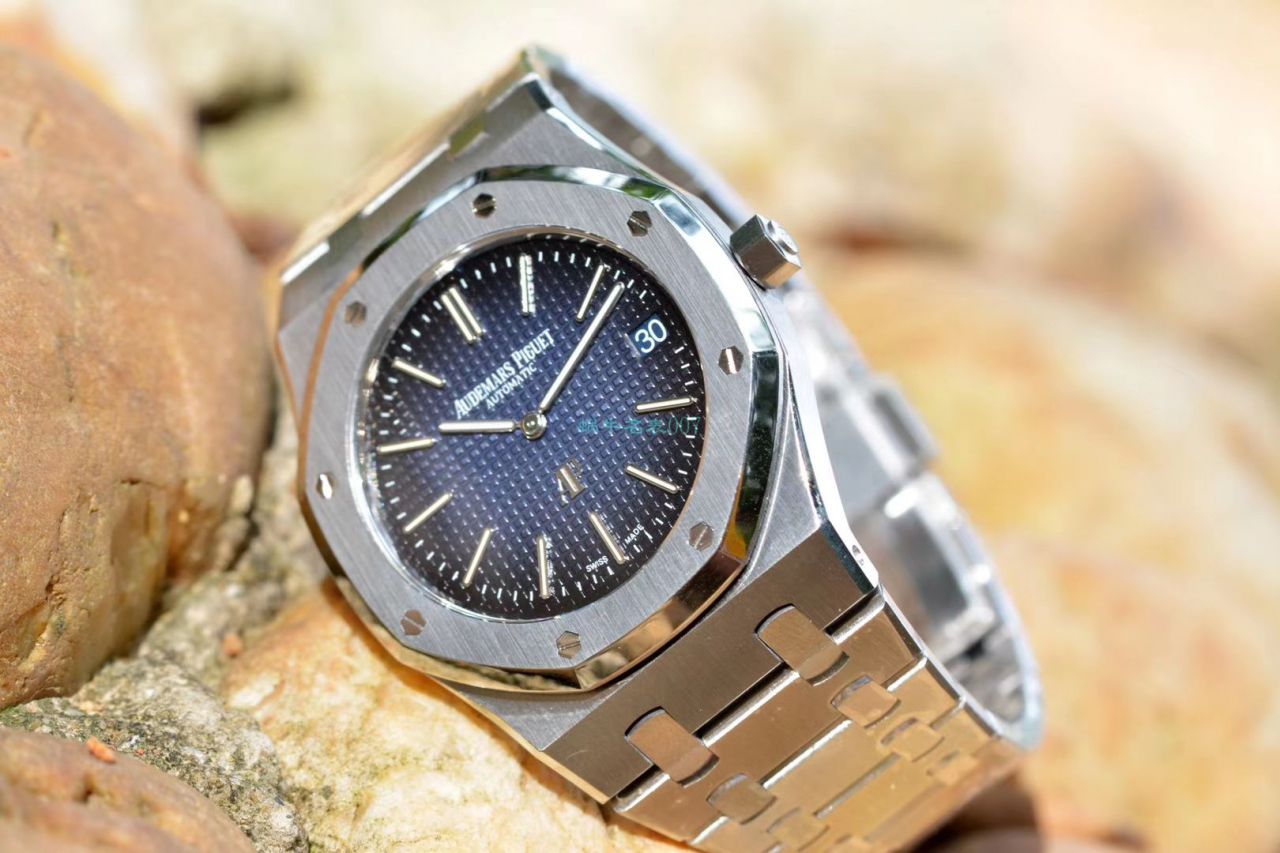 XF Factory  High quality  Replica APAudemars Piguet  Watches 皇家橡树15202IP.OO.1240IP.01超薄烟熏蓝 copy customized 限量版 / AP210