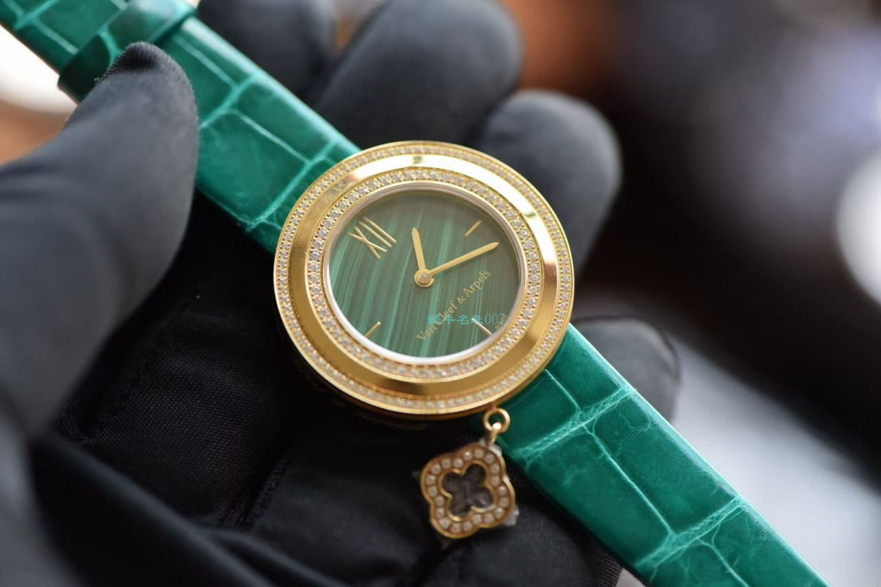 【 Video analysis 】BV Factory  top  Replica Copy 女士 Watches 梵克雅宝CHARMS四叶草VCARO8NR00 wrist watches  / VA011