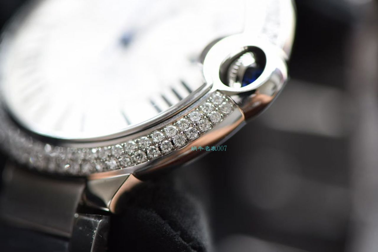 【后加工 TOP  copy customized 真钻】 Cartier  蓝气球 top  Replica Copy WE9009Z3男士 Watches 42毫米 wrist watches   / K302B