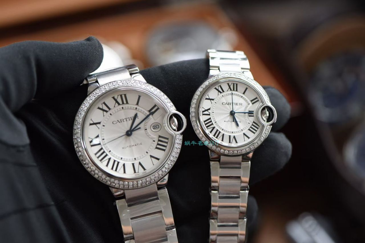 【后加工 TOP  copy customized 真钻】 Cartier  蓝气球 top  Replica Copy WE9009Z3男士 Watches 42毫米 wrist watches   / K302B