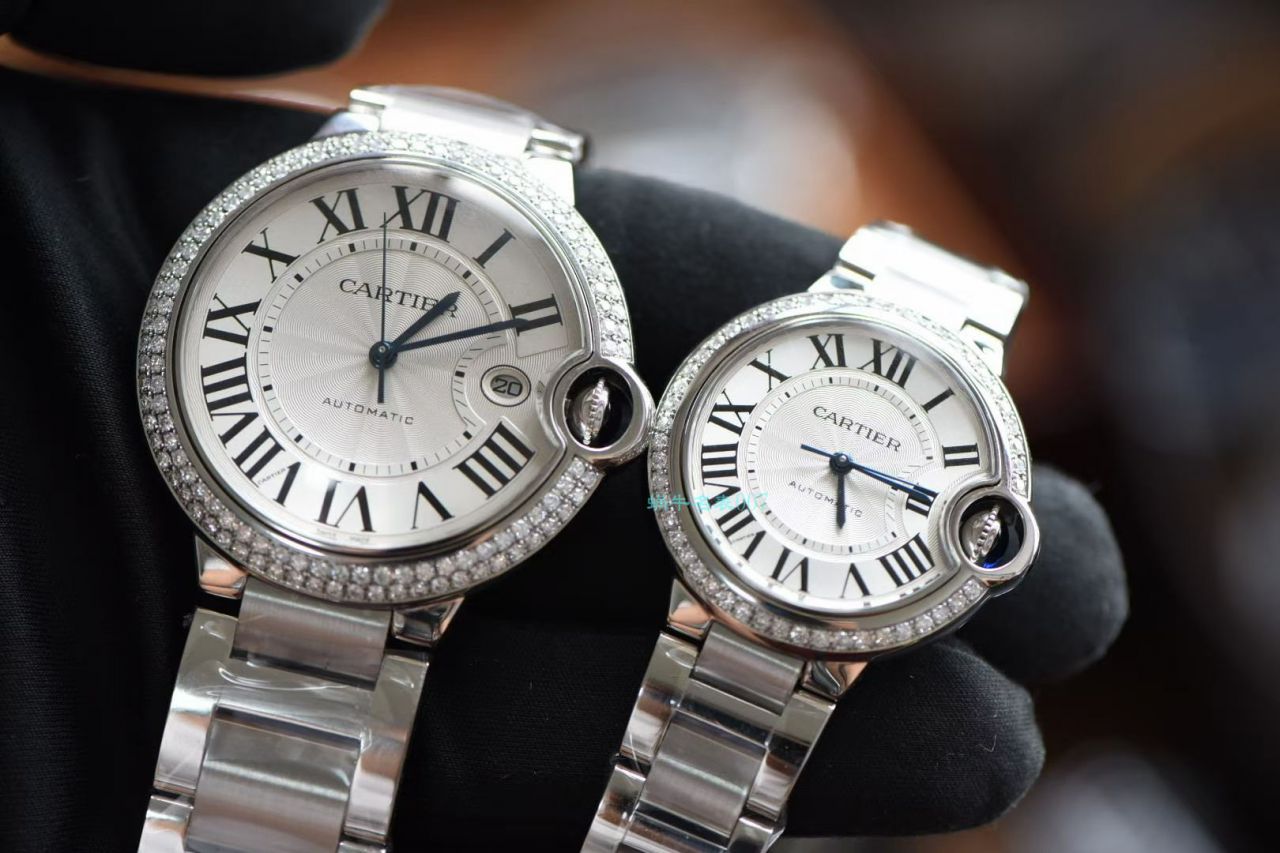 【后加工 TOP  copy customized 真钻】 Cartier  蓝气球系列33毫米W4BB0016 Replica Copy 女士 wrist watches    / K301B