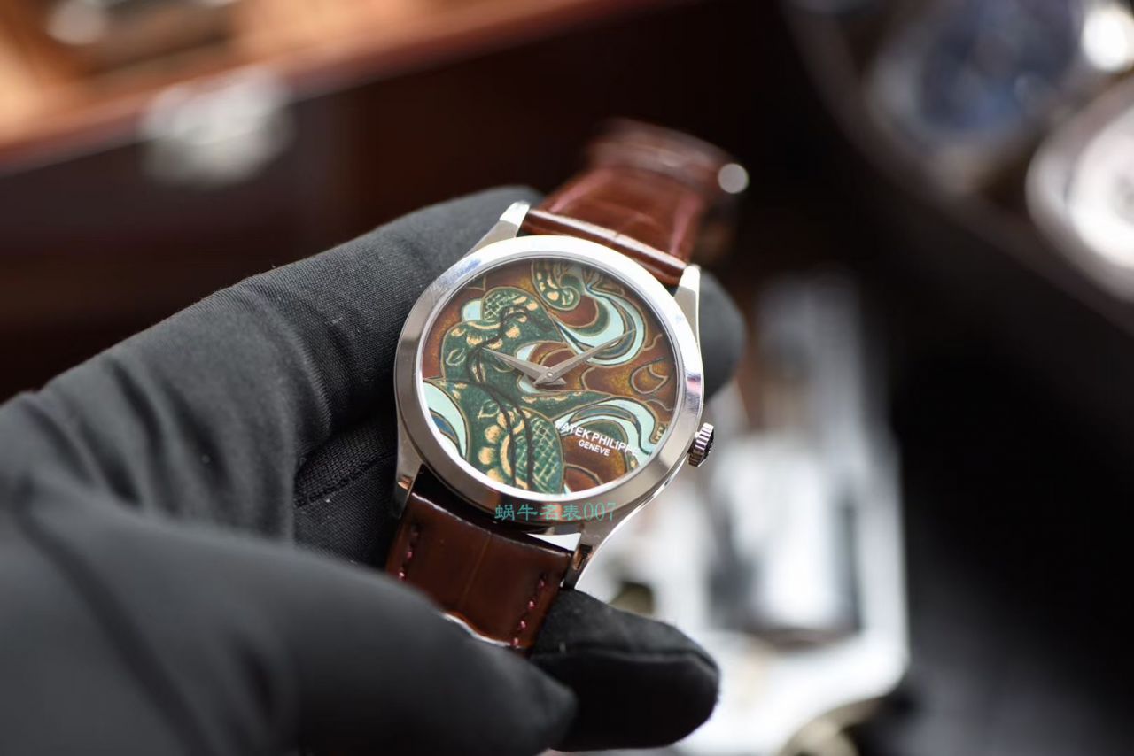 FL Factory  top  Replica Copy  Watches  PATEK PHILIPPE 珍稀工艺珐琅5077P-102《不丹六色织品》，5077P-103《不丹八色织品》 wrist watches  / BD316