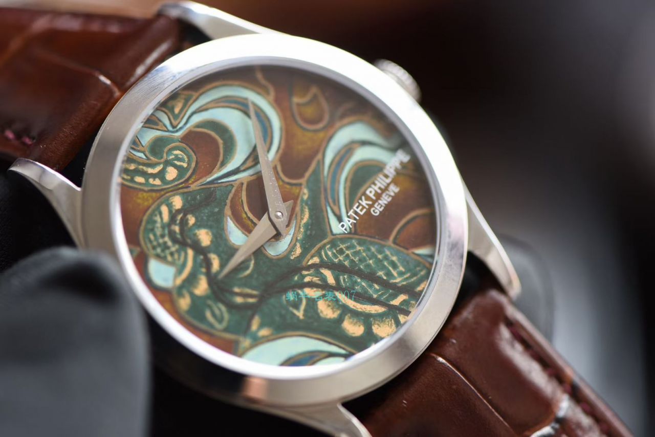 FL Factory  top  Replica Copy  Watches  PATEK PHILIPPE 珍稀工艺珐琅5077P-102《不丹六色织品》，5077P-103《不丹八色织品》 wrist watches  / BD316