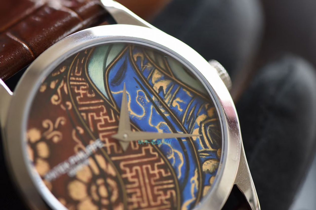 FL Factory  top  Replica Copy  PATEK PHILIPPE 珍稀工艺系列珐琅面5077P-103不丹八色织品 wrist watches  / BD318