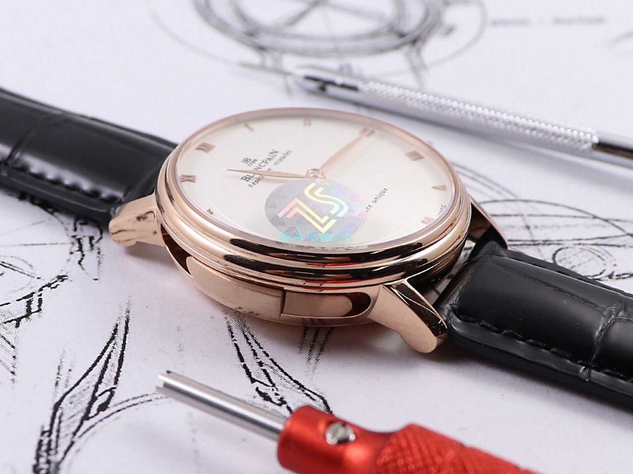 ZS Factory  Replica Blancpain 艺术大师春宫 Watches 6033-3642-55A wrist watches  / BP072