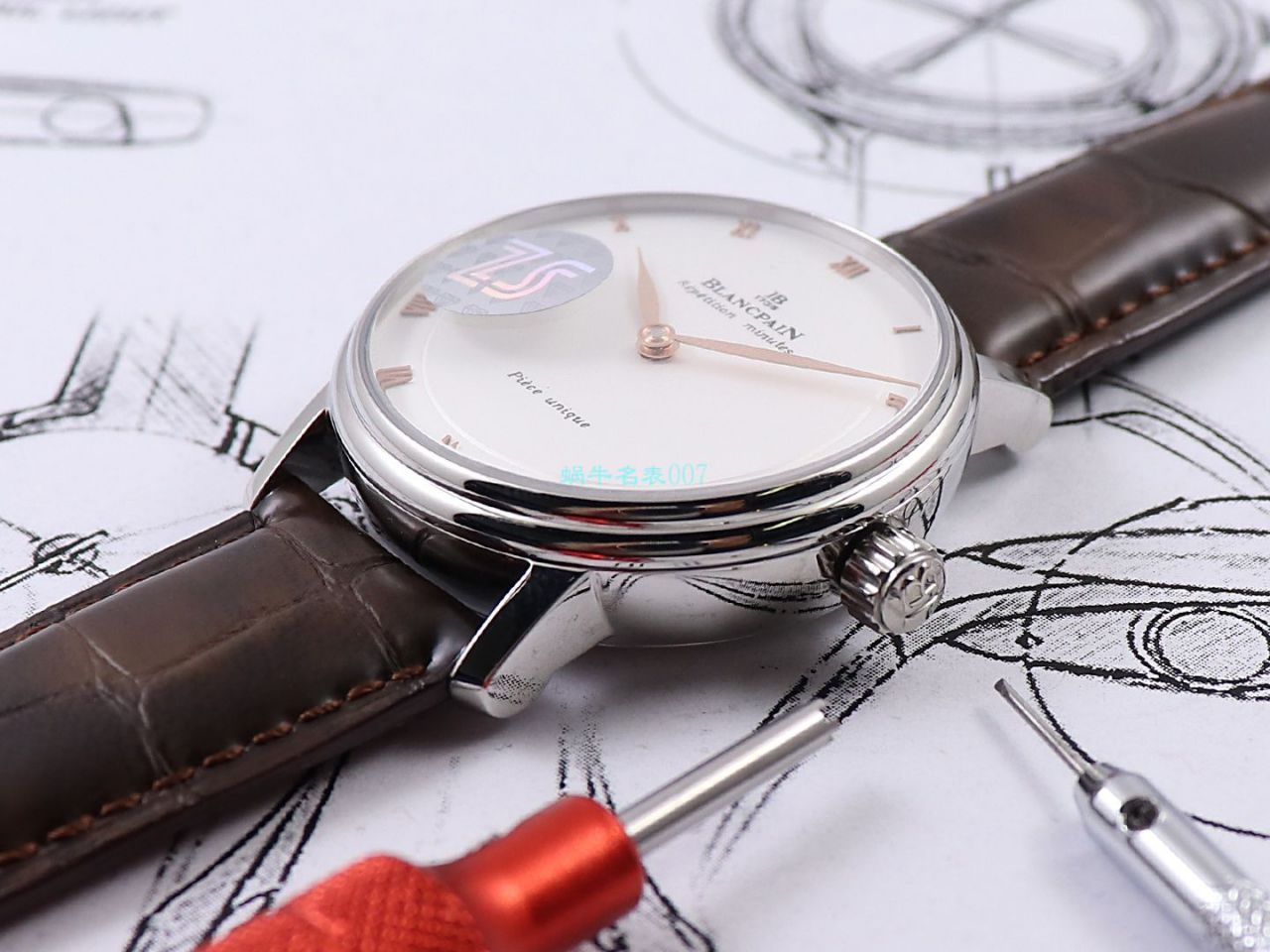 ZS Factory  Replica Blancpain 艺术大师春宫 Watches 6033-3642-55A wrist watches  / BP072