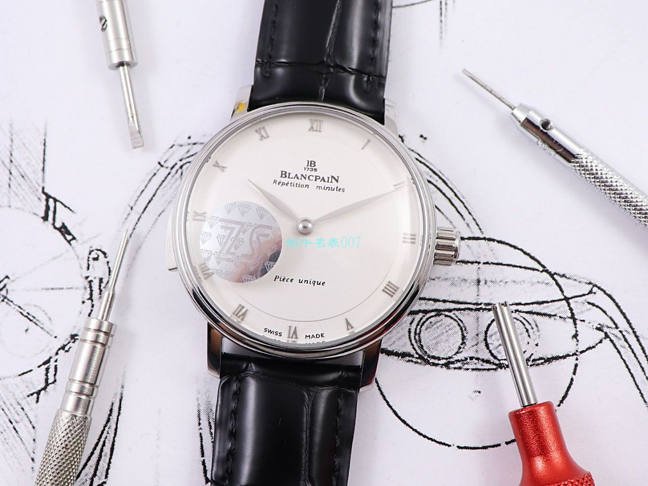 ZS Factory  Replica Blancpain 艺术大师春宫 Watches 6033-3642-55A wrist watches  / BP072