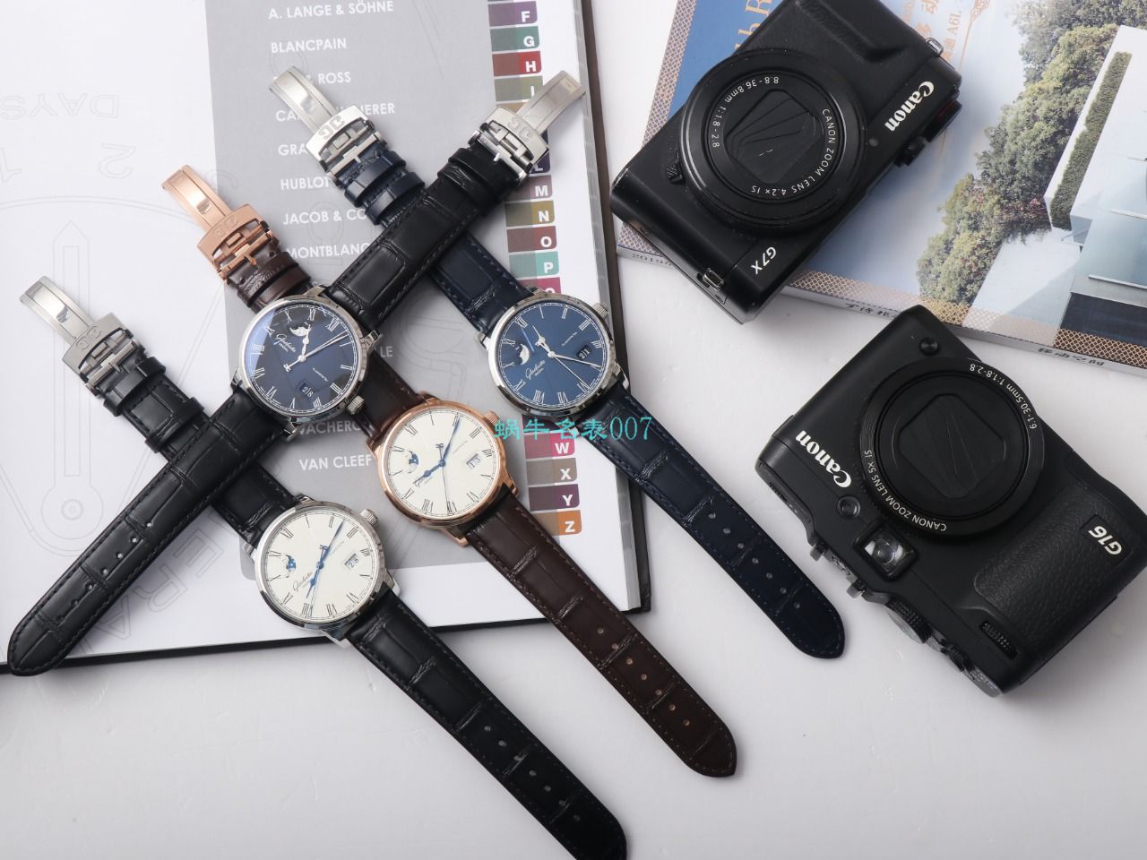 V9 Factory  High quality  Replica Watches glashuette original原创议员100-04-32-12-50，100-04-32-15-50大日历 / GLA061