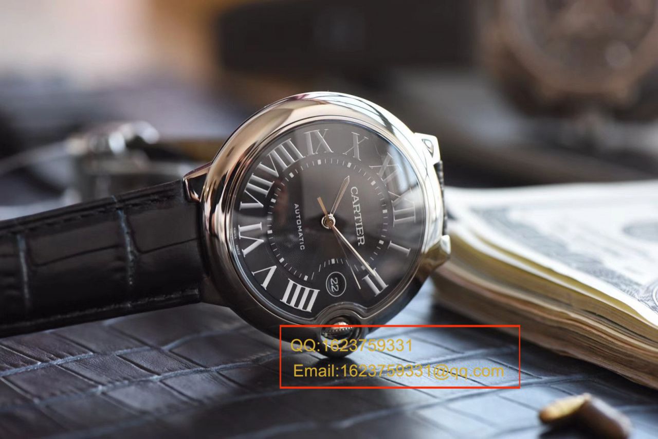 V6 Factory  Cartier  蓝气球男装42毫米 Replica Copy W6920042 wrist watches  / K307