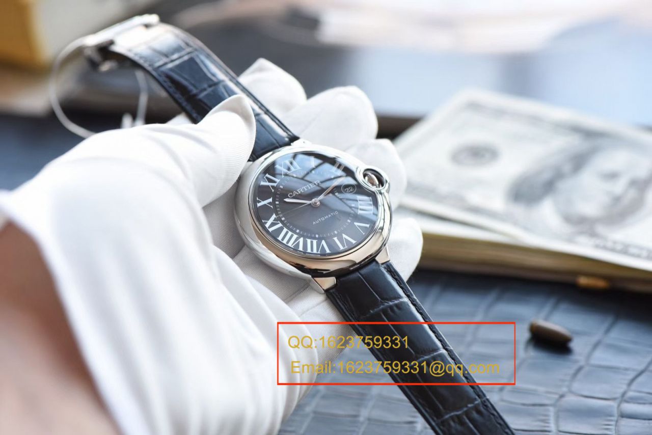 V6 Factory  Cartier  蓝气球男装42毫米 Replica Copy W6920042 wrist watches  / K307