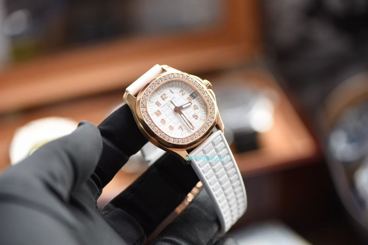 PPF Factory  High quality  Replica Watches  PATEK PHILIPPE AQUANAUT女款5068R-010 / BD321