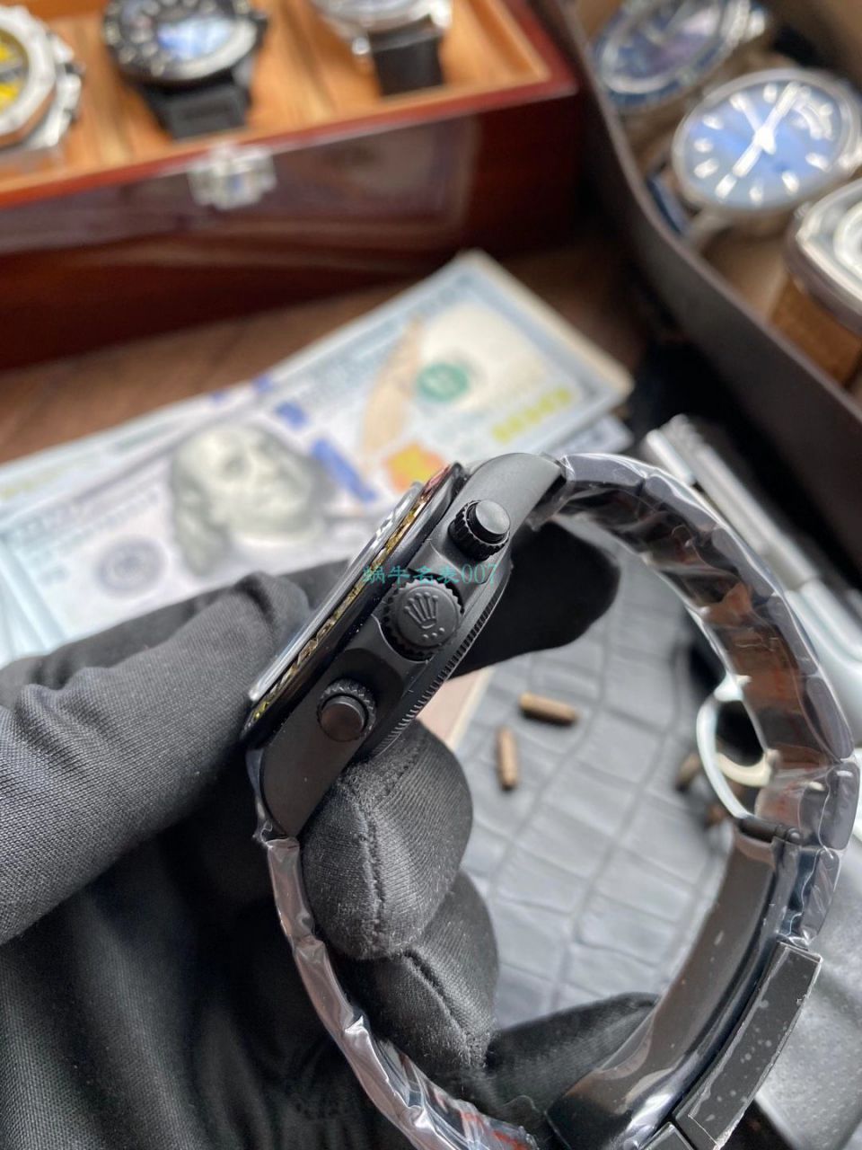 TW Factory  High quality  Replica Blacken改装 Rolex  Ditongna 碳黑钢皇副本 Watches  / R650