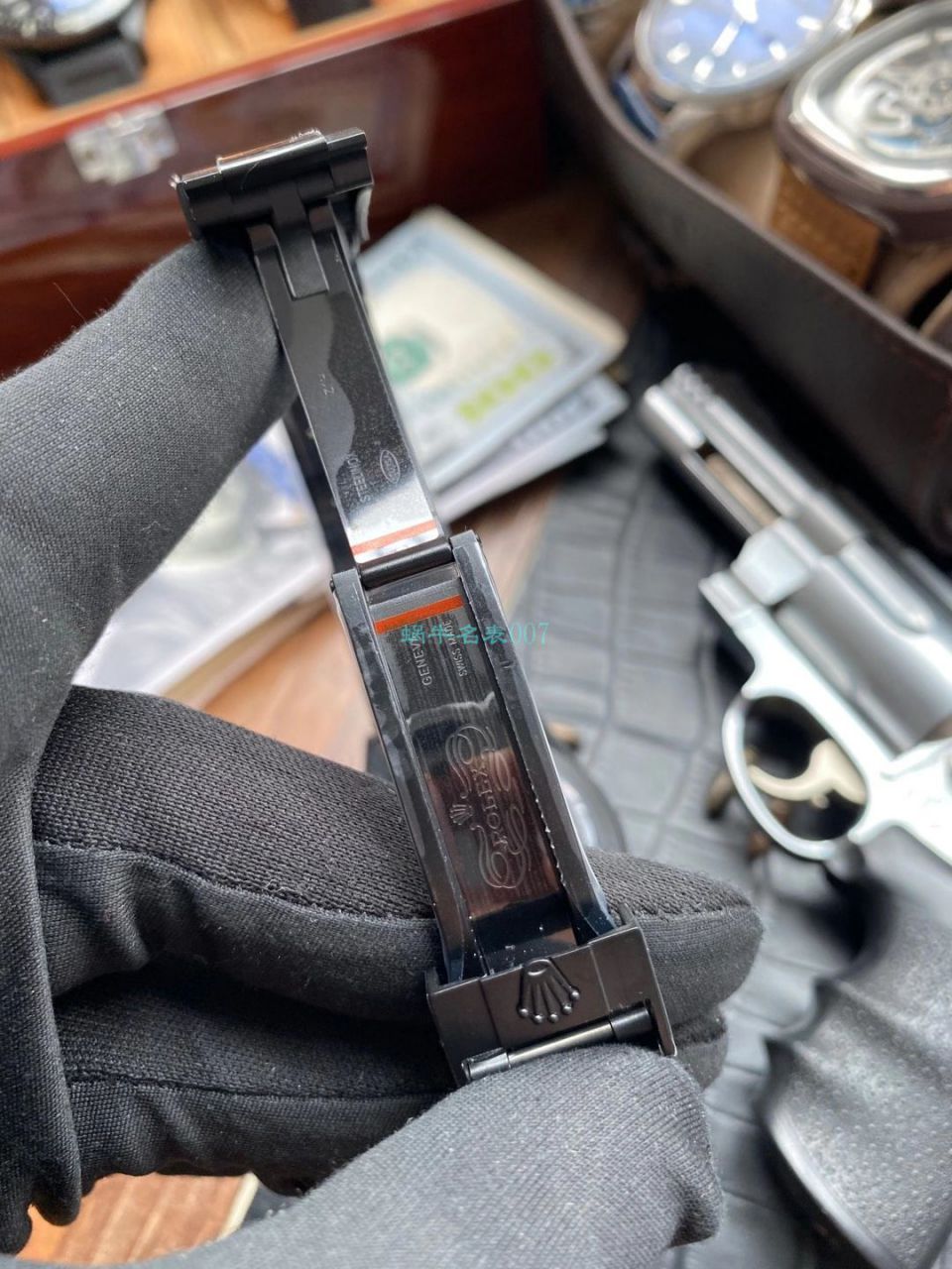 TW Factory  High quality  Replica Blacken改装 Rolex  Ditongna 碳黑钢皇副本 Watches  / R650