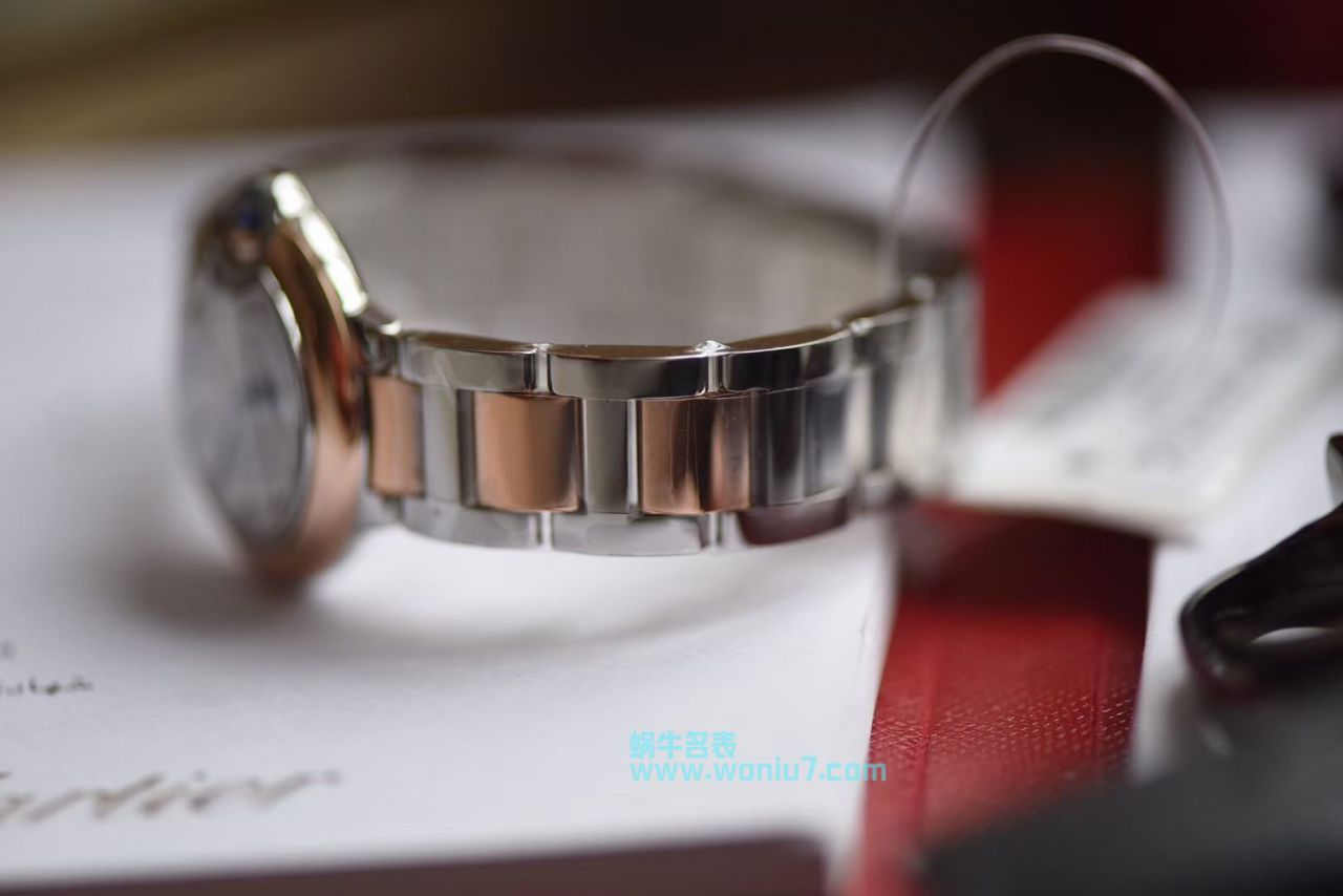 【 Video analysis 】V6 Factory  Replica  Cartier  蓝气球28毫米女士 Watches W3BB0005 / K308