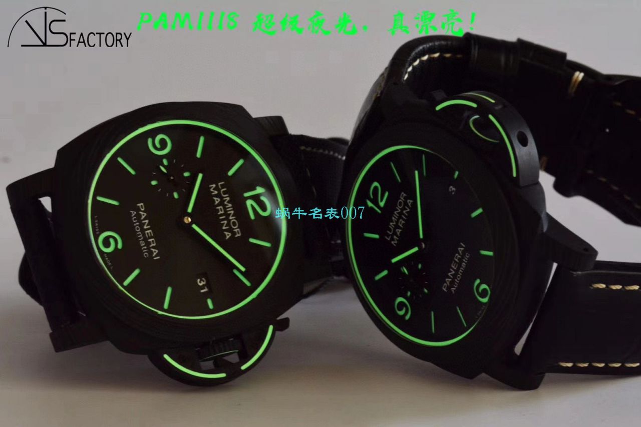VS Factory 2020新品Panerai LUMINOR系列 Perfect  Replica Copy  Watches PAM01118 wrist watches  / PAM1118
