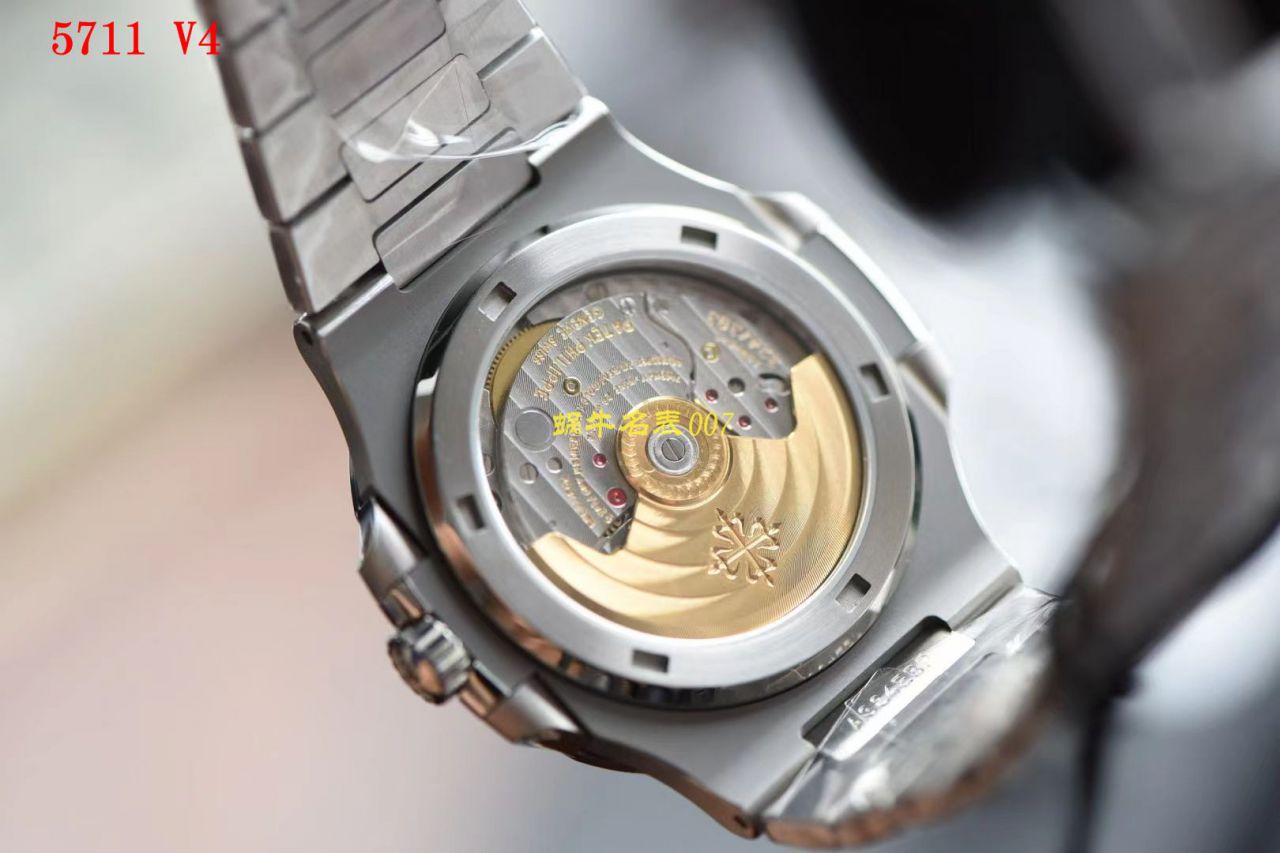 【PPF超级PATEK PHILIPPE Nautilus 重磅来袭！“灰蓝”】 PATEK PHILIPPE 运动优雅 top  Replica Copy 5711/1A 010 不锈钢 wrist watches ( Replica  Nautilus )2019年钢表王座的开年重器 / BD267