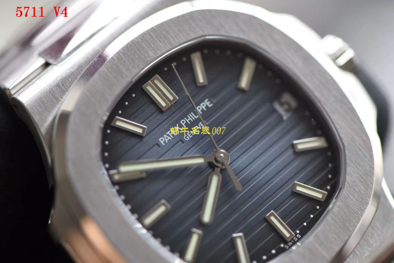 PPF Factory V4版本【 Video analysis 】 PATEK PHILIPPE  Replica Copy  Nautilus 灰蓝5711/1A-010 Watches  / PPF5711huilanV4