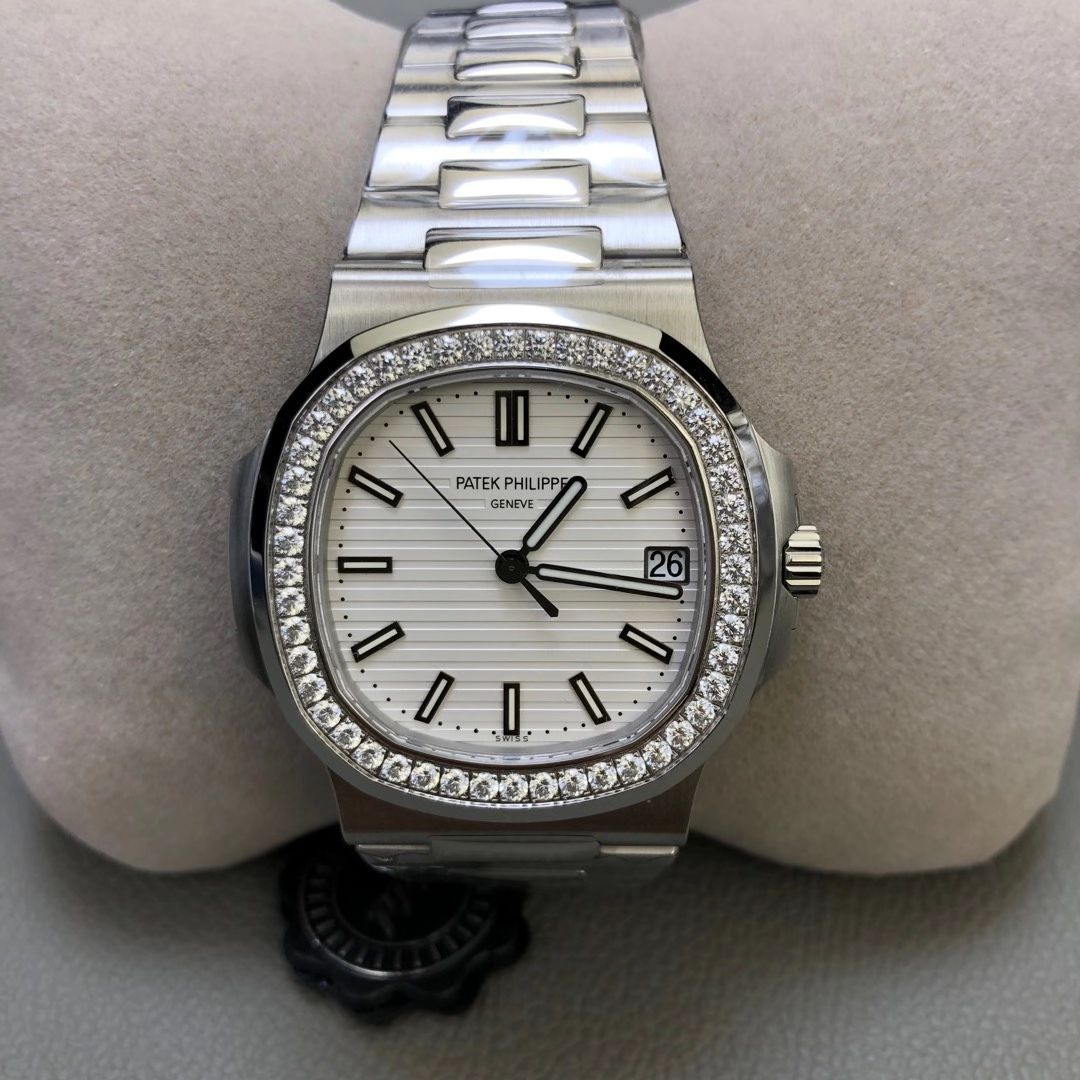 PPF Factory V4版超级 Nautilus 钻圈 PATEK PHILIPPE 1比1精 Replica Watches 5711/1A-011 / BD322