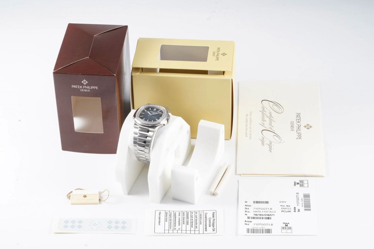PPF Factory V4版超级 Nautilus 钻圈 PATEK PHILIPPE 1比1精 Replica Watches 5711/1A-011 / BD322