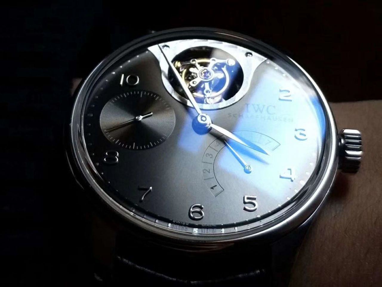 【 Video analysis 】YL Factory  IWC 葡萄牙 Replica  Tourbillon  Replica Watches IW504601 wrist watches  / WG569