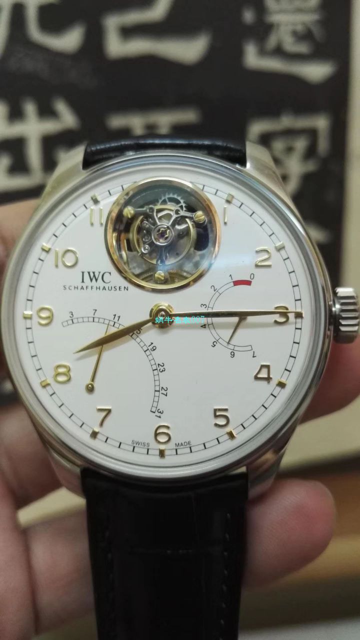 【 Video analysis 】YL Factory  IWC 葡萄牙 Replica  Tourbillon  Replica Watches IW504601 wrist watches  / WG569