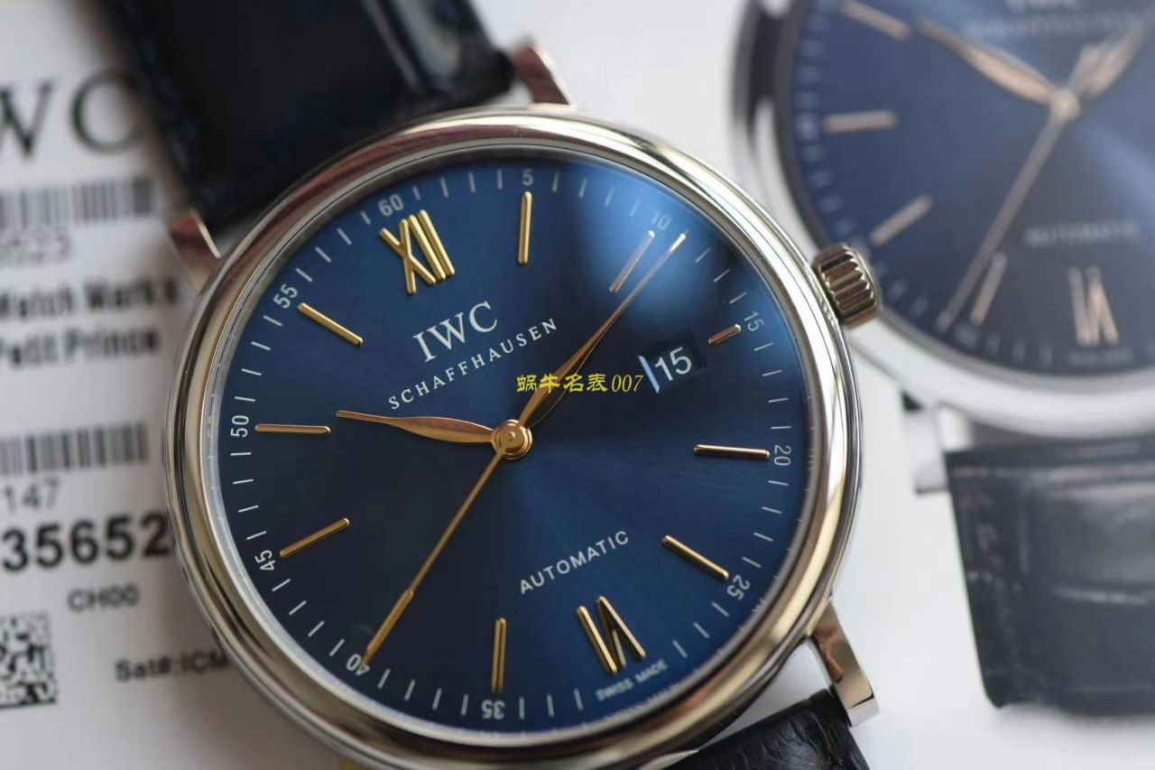 【 Video analysis 】V7 Factory  High quality  Replica Copy  Watches IWC IWC 柏涛菲诺IW356523 / WG572