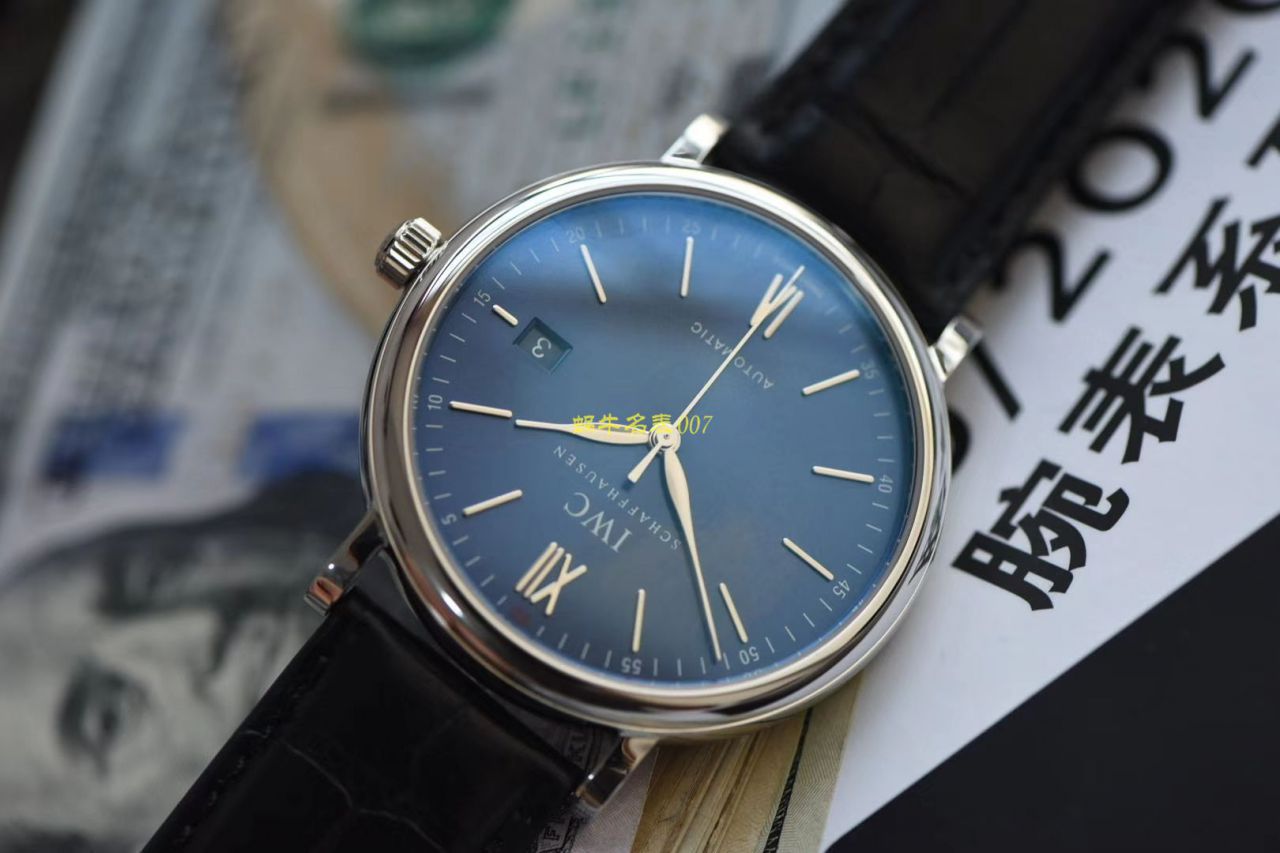 【 Video analysis 】V7 Factory  IWC 柏涛菲诺 Replica Watches IW356522金壳柏涛小镇图案 / WG573