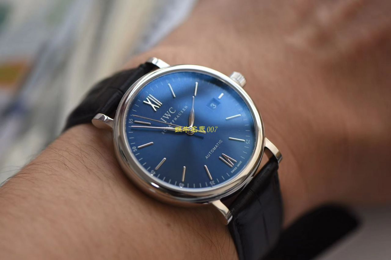 【 Video analysis 】V7 Factory  IWC 柏涛菲诺 Replica Watches IW356522金壳柏涛小镇图案 / WG573