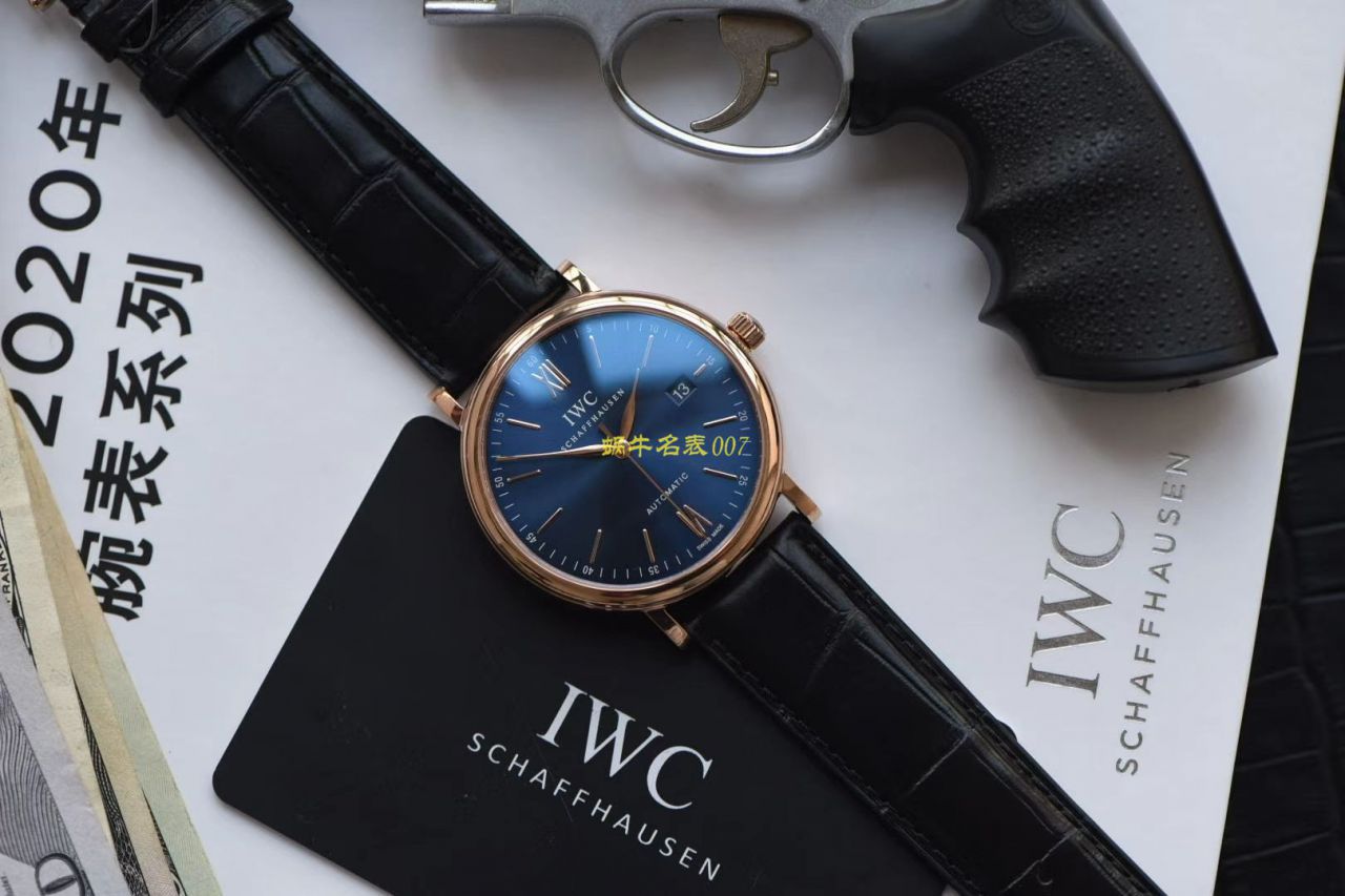【 Video analysis 】V7 Factory  IWC 柏涛菲诺 Replica Watches IW356522金壳柏涛小镇图案 / WG573