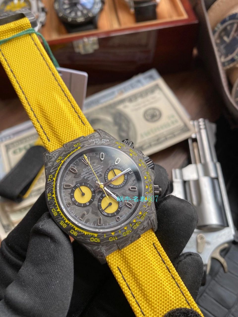 WWF Factory ROLEX宇宙计时 carbon fiber  Ditongna 系列之Diw团队改造版 Watches  / R651