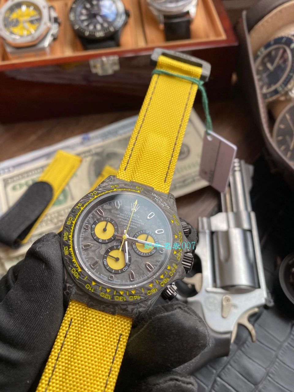 WWF Factory ROLEX宇宙计时 carbon fiber  Ditongna 系列之Diw团队改造版 Watches  / R651