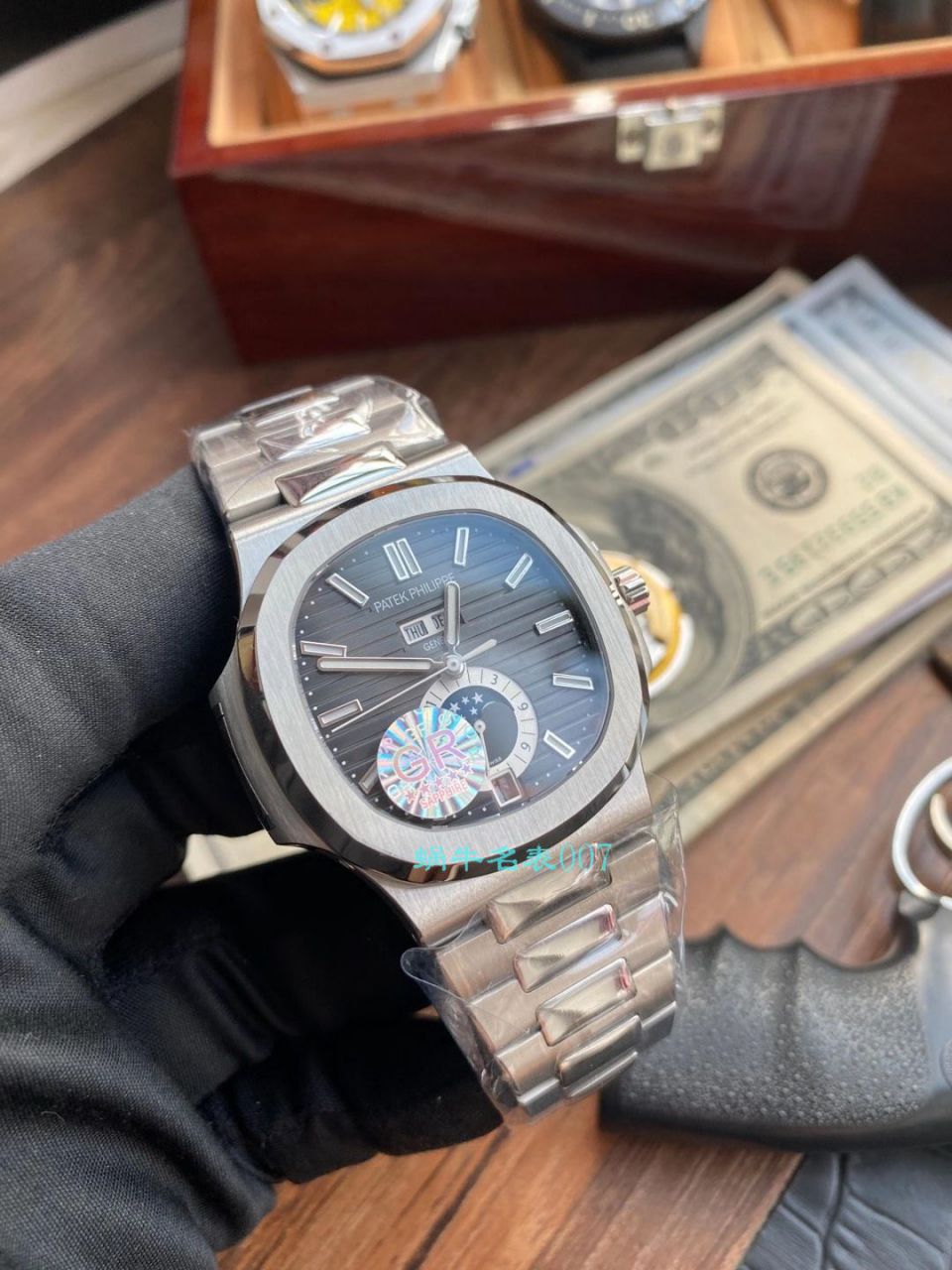 GR Factory  PATEK PHILIPPE  Nautilus 1比1 Copy  Watches V2版本5726A-001真月相 / BD325
