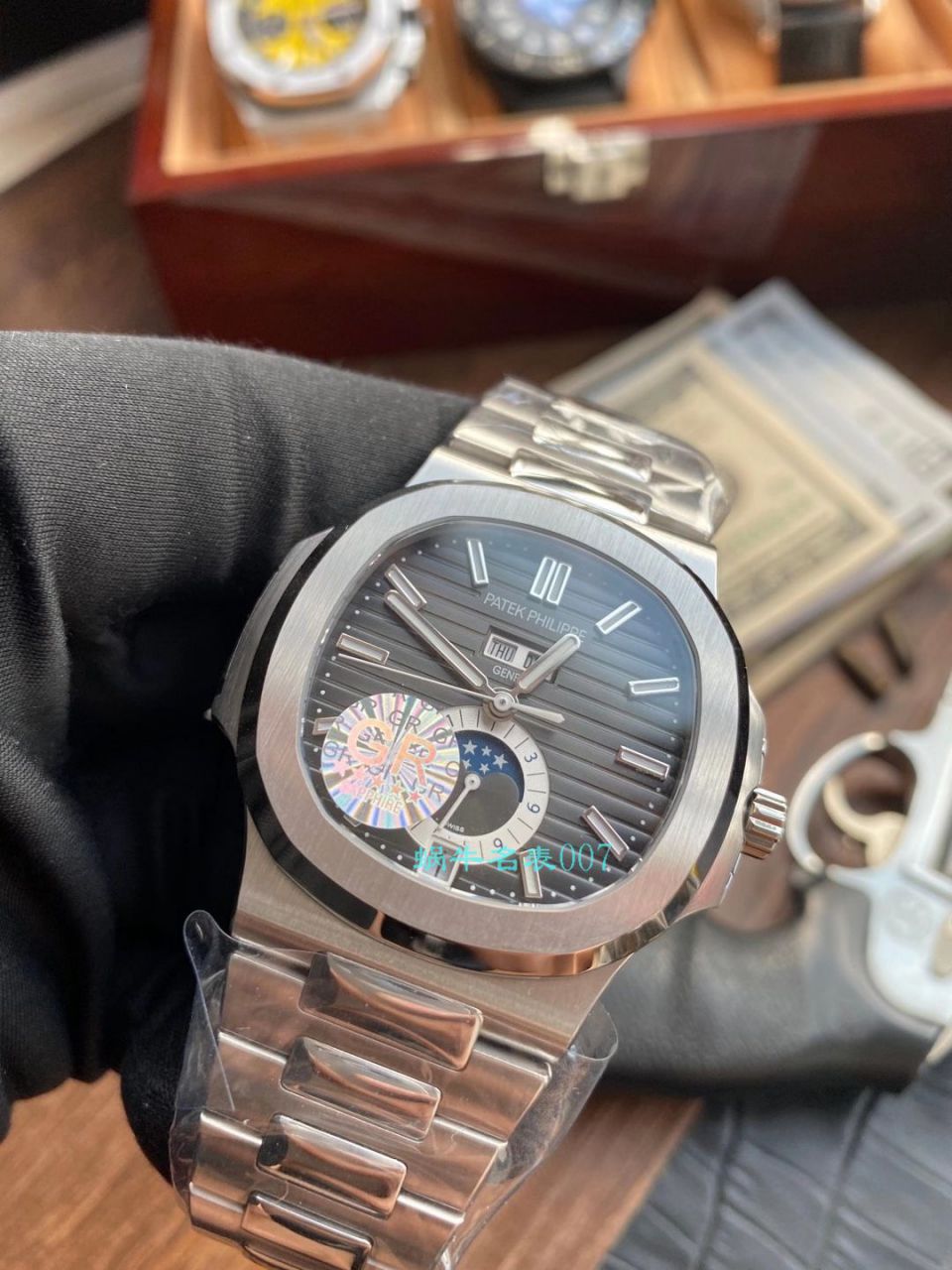 GR Factory  PATEK PHILIPPE  Nautilus  top  Replica Copy  Watches 5726/1A-001真月相 / BD329