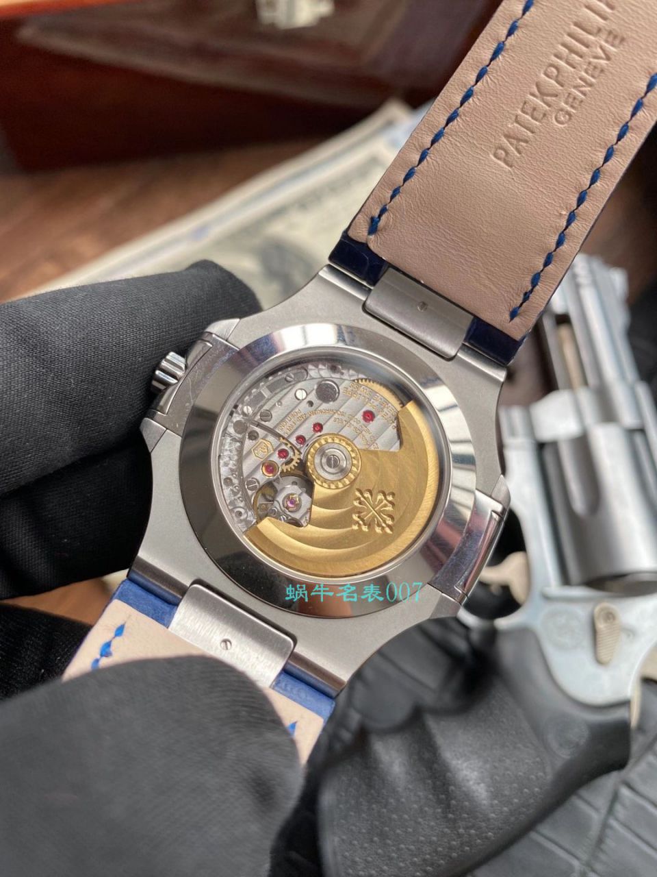 GR Factory  Replica  PATEK PHILIPPE PatekPhilippe Watches 多少钱 Nautilus V2真月相5726/1A-014皮带款 / BD326