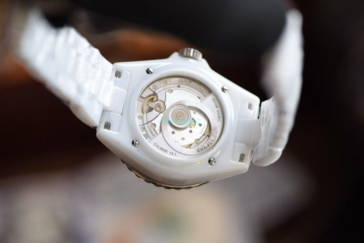 【 Video analysis 】BV Factory  top  Replica Copy  Watches 香奈儿J12系列背透机械H5700 wrist watches  / X060