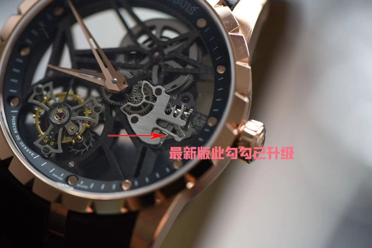 BBR Factory 最新V3版 High quality  Replica 罗杰杜彼全镂空 Tourbillon RDDBEX0392 Watches  / LJ089