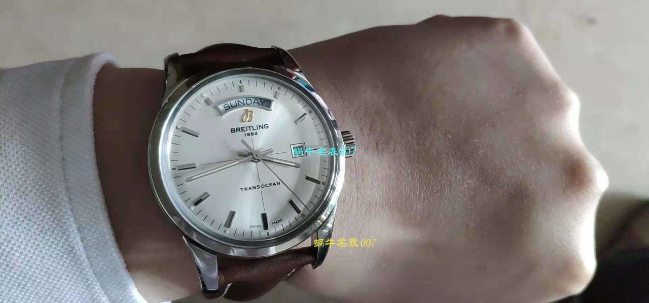 【 Video analysis 】V7 Factory  Breitling 越洋系列1比1 Knockoff  Watches A4531012.G751.437X.A20BA.1 wrist watches  / BL199