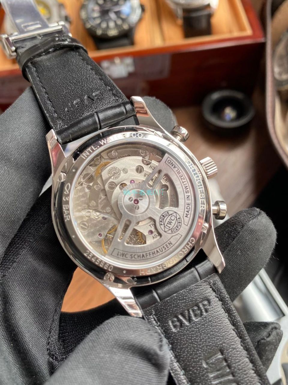 YL Factory  IWC 1比1 Knockoff  Watches 酒红面葡萄牙计时IW371616 wrist watches  / WG578
