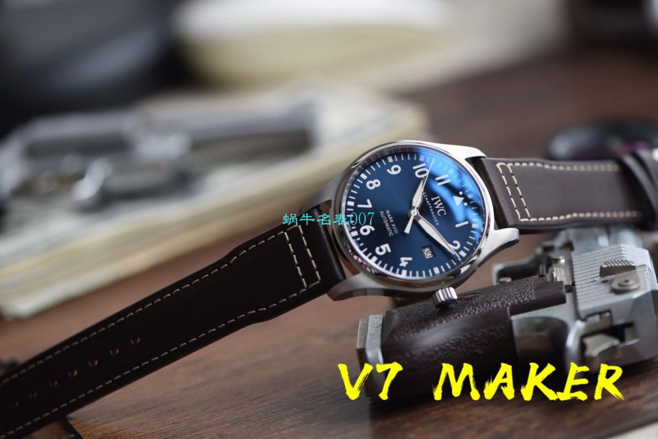【 Video analysis 】V7 Factory  IWC  MARK XVII 钢带款 top  Replica Copy IW327002 wrist watches  / WG579